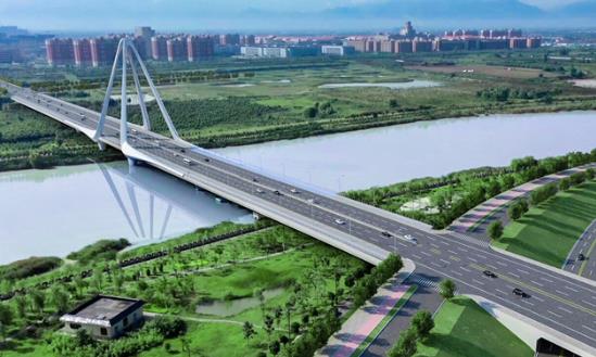 咸阳渭河高新大桥最新进展 跨海桥梁工程行业发展前景投资分析