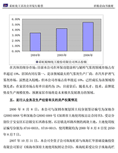 深圳市彩虹精细化工股份有限公司首发股票招股意向书摘要（2）