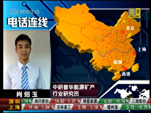 深圳卫视【财经频道】采访中研普华高级研究员肖绍玉先生